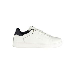 Gas Polyurethane Sneaker with Cushioned Sole and Lace-up Design Men White